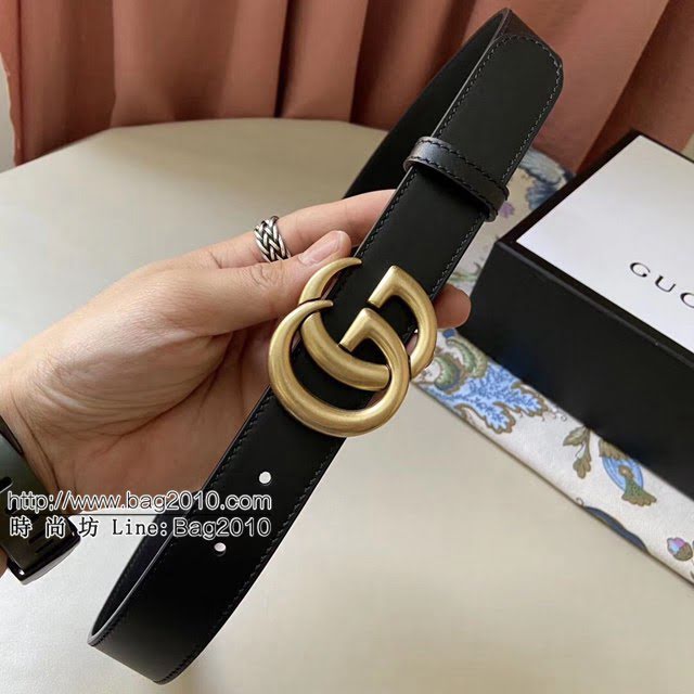Gucci男士皮帶 古奇雙面牛皮腰帶 414516  jjp1552